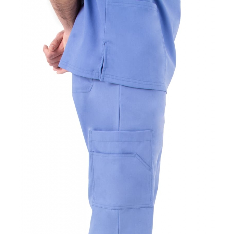 Pantalon Medical Homme Life Threads 2420 Bleu Ciel