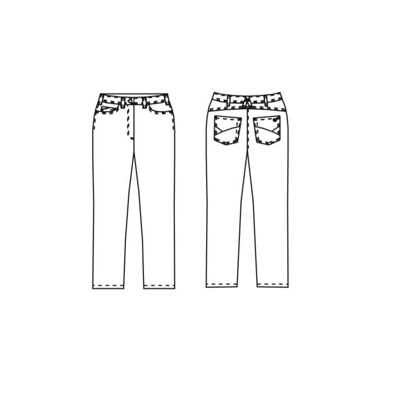 Pantalon Médical Femme 1755 Blanc