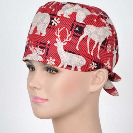 Calot Chirurgical Rouge Hiver au Canada