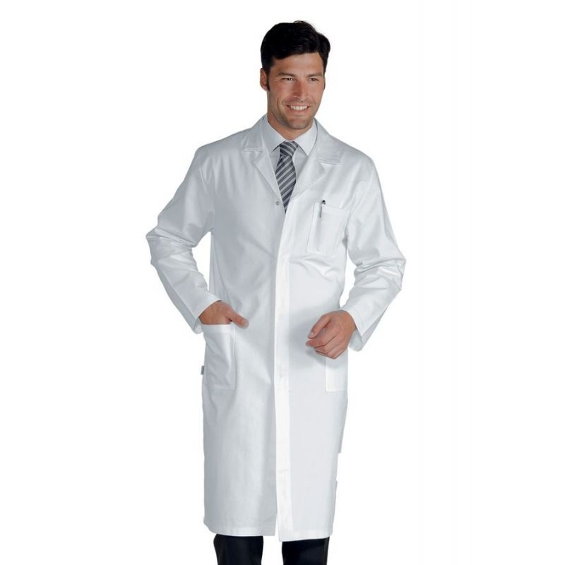 Blouse Blanche Classique 060108 100% Coton Manches Longues Homme