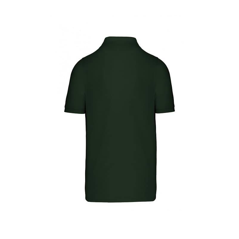 Polo Homme Manches Courtes 100% Coton Vert
