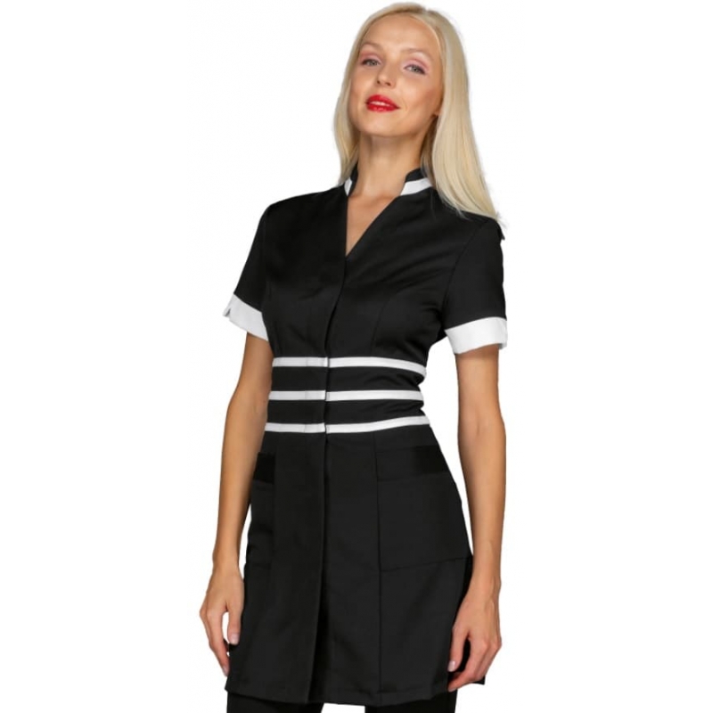 Blouse Medicale Femme Cheyenne Noir Blanc