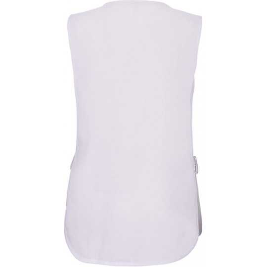 Tablier Chasuble de travail Femme K822 Blanc