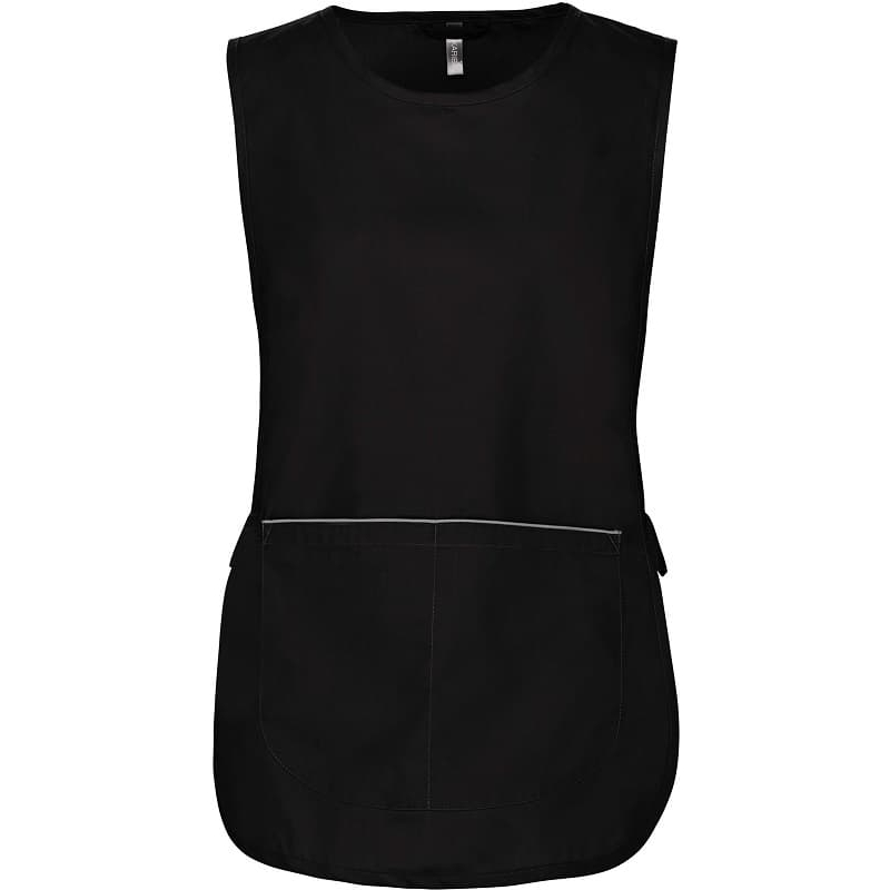 Tablier Chasuble de travail Femme K822 Noir