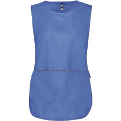 Tablier Chasuble de travail Femme K822 Bleu Royal