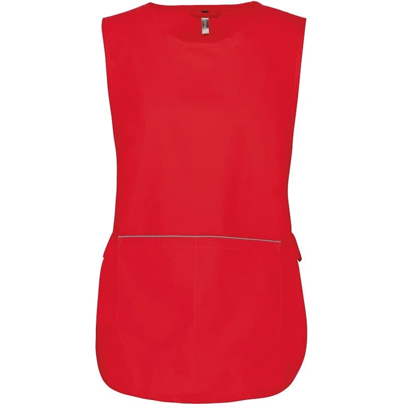 Tablier Chasuble de travail Femme K822 Rouge