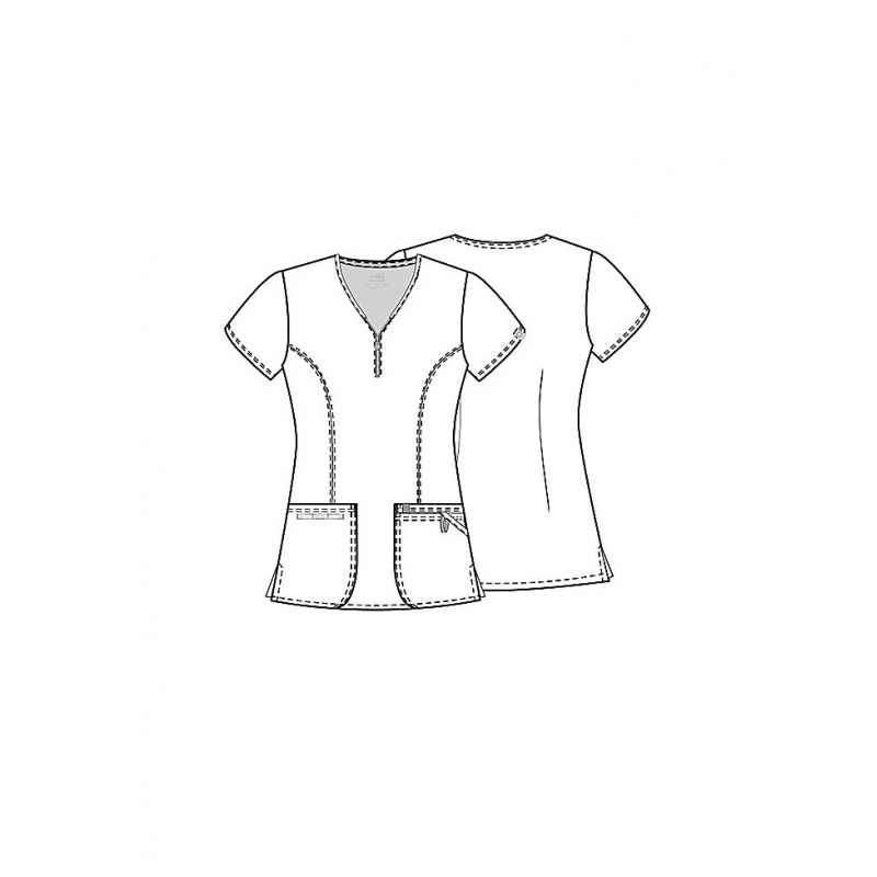 Tunique Medicale Femme Code Happy Noir 46600AB