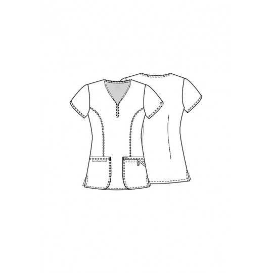 Tunique Medicale Femme Code Happy Noir 46600AB