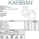 Tablier Chasuble de travail Femme K822 Rouge Tablier Chasuble de travail Femme K822 Rouge