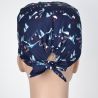 Calot Aide Soignante Bleu Marine motifs Sport d'Hiver