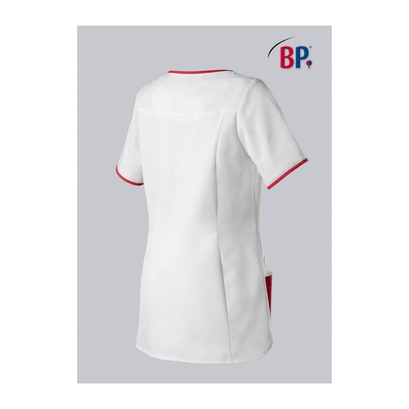 Tunique Medicale Femme 1700 Blanc Cassis