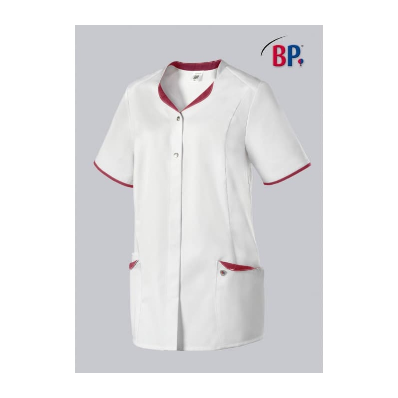Blouse Medicale Femme 1702 Blanc Cassis