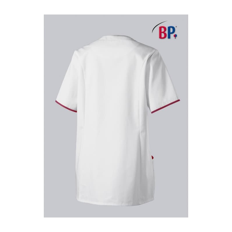 Blouse Medicale Femme 1702 Blanc Cassis
