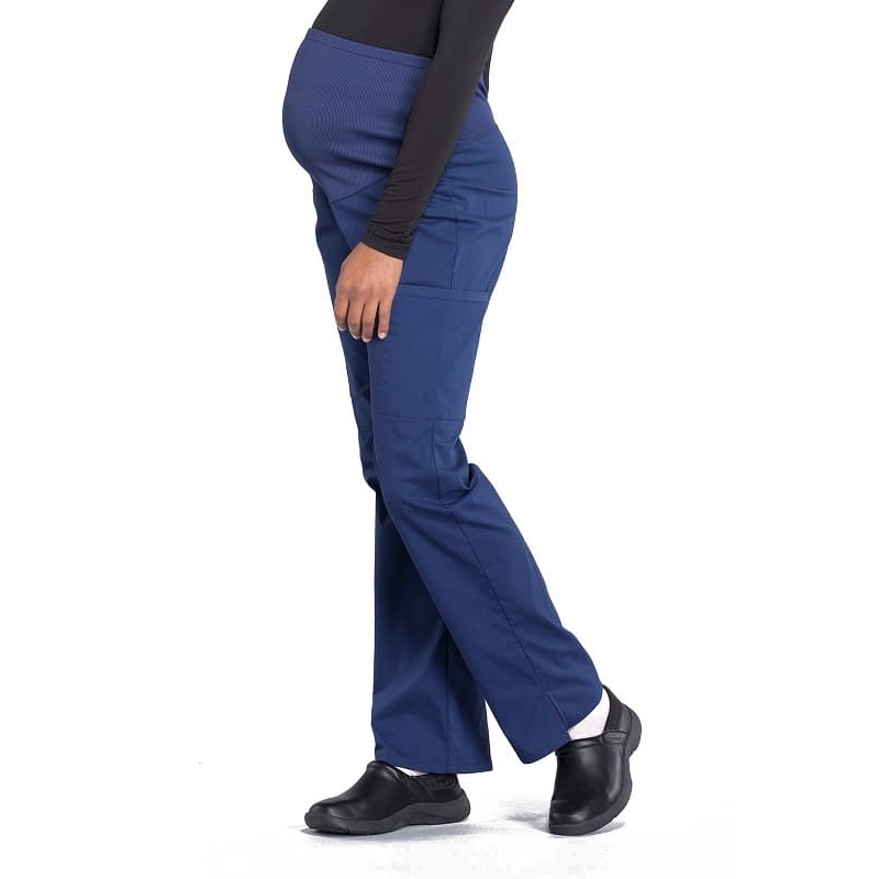 Pantalon Medical Femme Enceinte WW220 Bleu Marine Cherokee