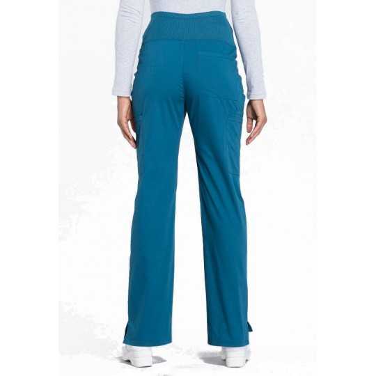 Pantalon Medical Femme Enceinte WW220 Bleu Caraibe Cherokee