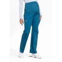 Pantalon Medical Femme Enceinte WW220 Bleu Caraibe Cherokee