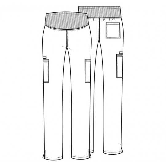 Pantalon Medical Femme Enceinte WW220 Bleu Caraibe Cherokee