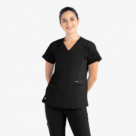Tunique Medicale Femme Life Threads 1514 Noir