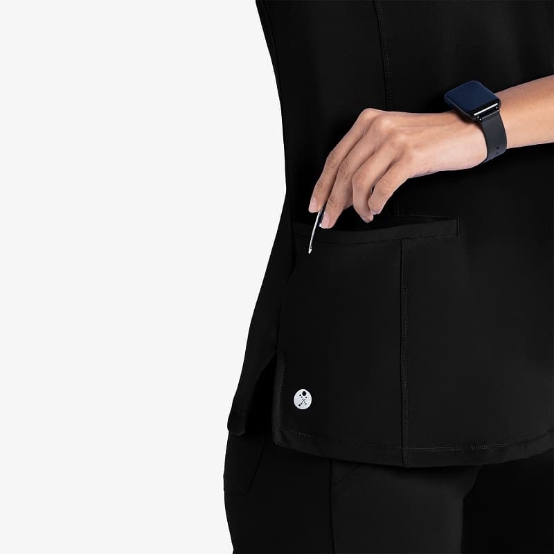 Tunique Medicale Femme Life Threads 1514 Noir