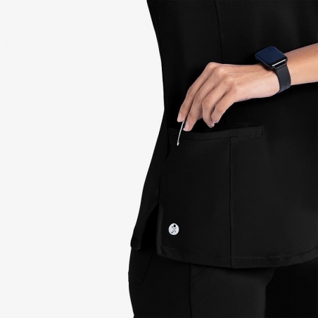 Tunique Medicale Femme Life Threads 1514 Noir