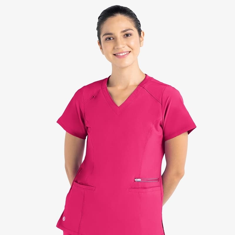 Tunique Medicale Femme Life Threads 1514 Fuchsia