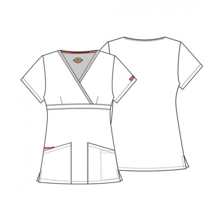 Tunique Femme Blanc Dickies 85806