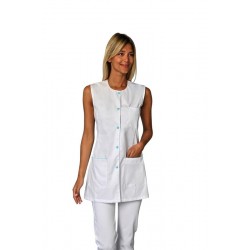 Blouse Medicale Femme Taylor Sans Manches SNV
