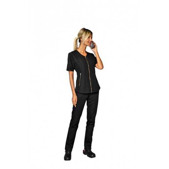 Blouse Medicale Femme Zelie Noir SNV