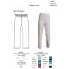 Pantalon Médical Unisexe Blanc André