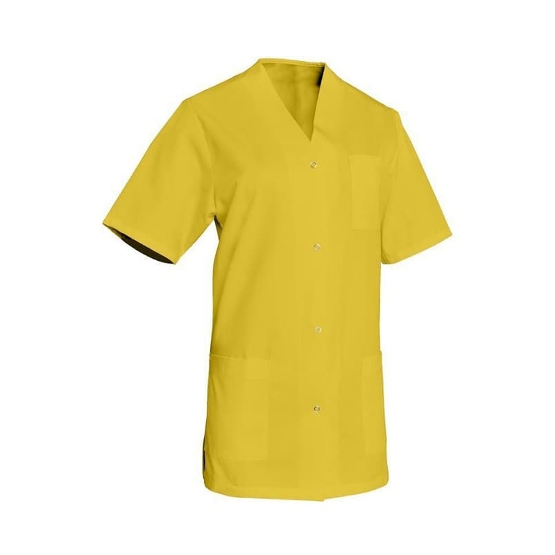 Blouse Medicale Femme à Pressions Viviane Jaune