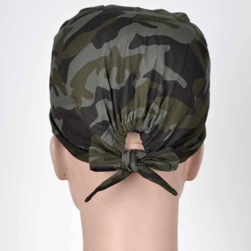 Calot Medical Camouflage motif vert militaire