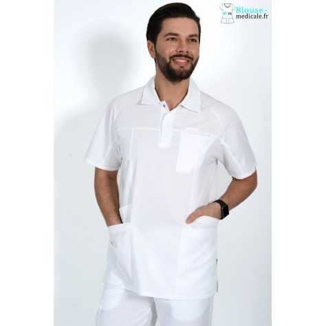 Tunique Lafont Clemix 2.0 Homme LUCA Blanc