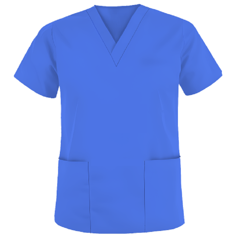 Chasuble Professionnelle Femme SNV - Sans Manches Col V - Polycoton 195g/m² - Poche Kangourou - Pour Médical Ou Entretien