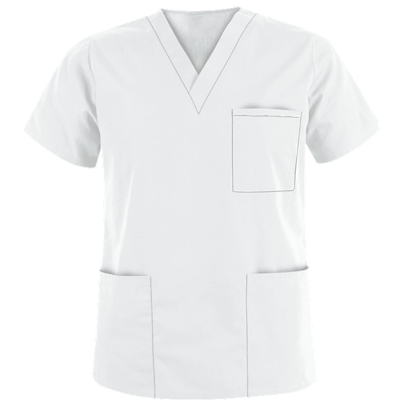 Tunique Blanche En Coton Avec Imprimé Micky - Fabrication Italienne - Occasion Comme Neuve
